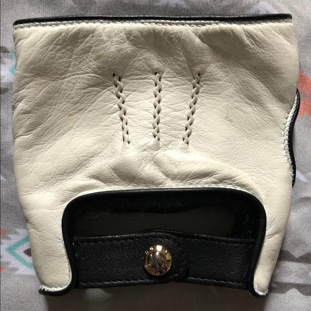 Henri Bendel Leather Half Glove